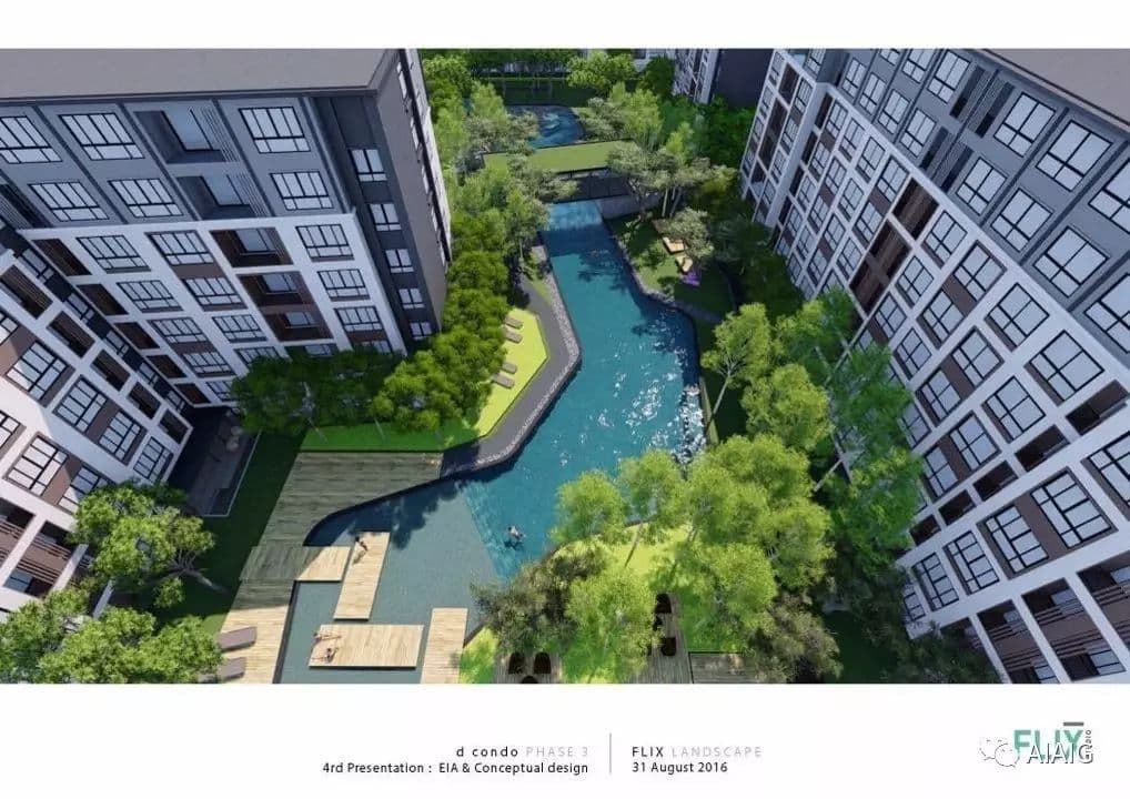 清迈商业中心的黄金地段 | Dcondo ping大型水系公寓