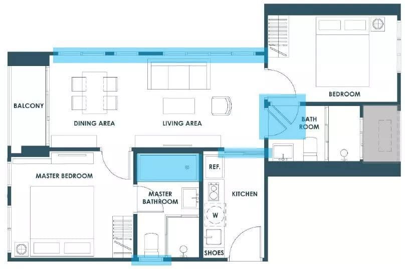 曼谷投资|曼谷稀缺低密度公寓The Base Sukhumvit 50