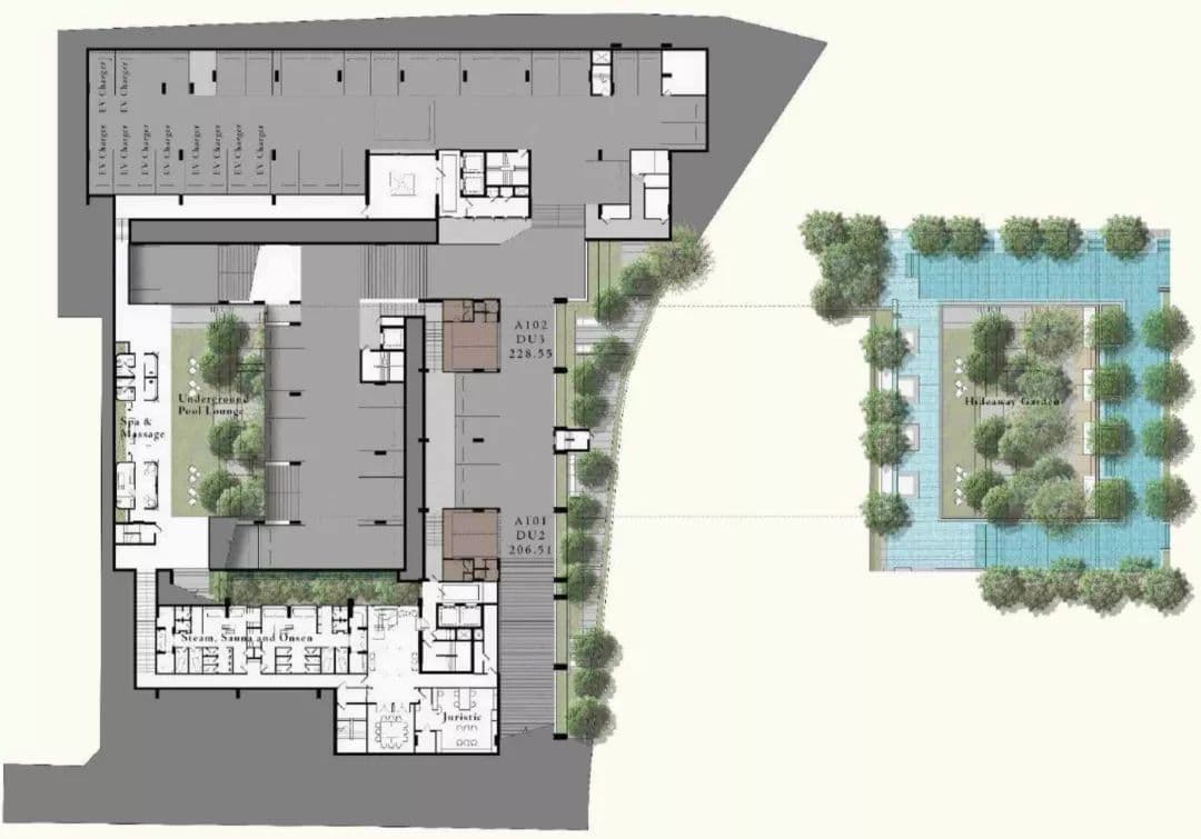 曼谷黄金地段轻轨旁豪宅|The Reserve Sukhumvit 61 Hideaway