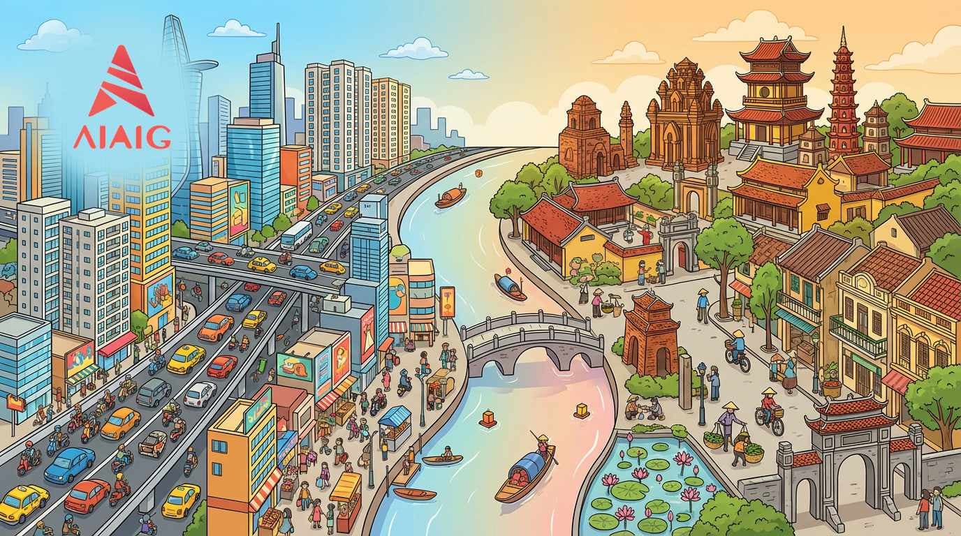 Regional Characteristics of Ho Chi Minh City and Hanoi in Vietnam