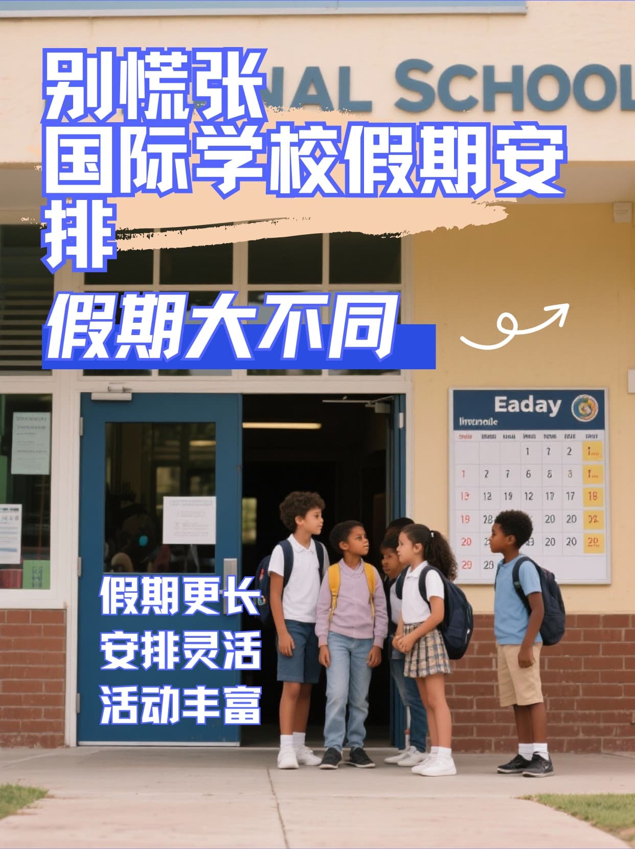 International School Holidays Differ from Public System