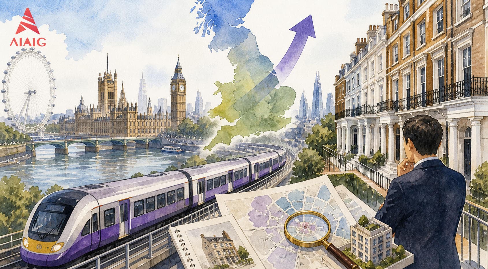 英国2026年伦敦房产投资深度分析:2%非居民附加印花税持续、南北房价分化加剧、Elizabeth Line重塑通勤格局——海外华人投资者如何把握十年一遇的入市窗口