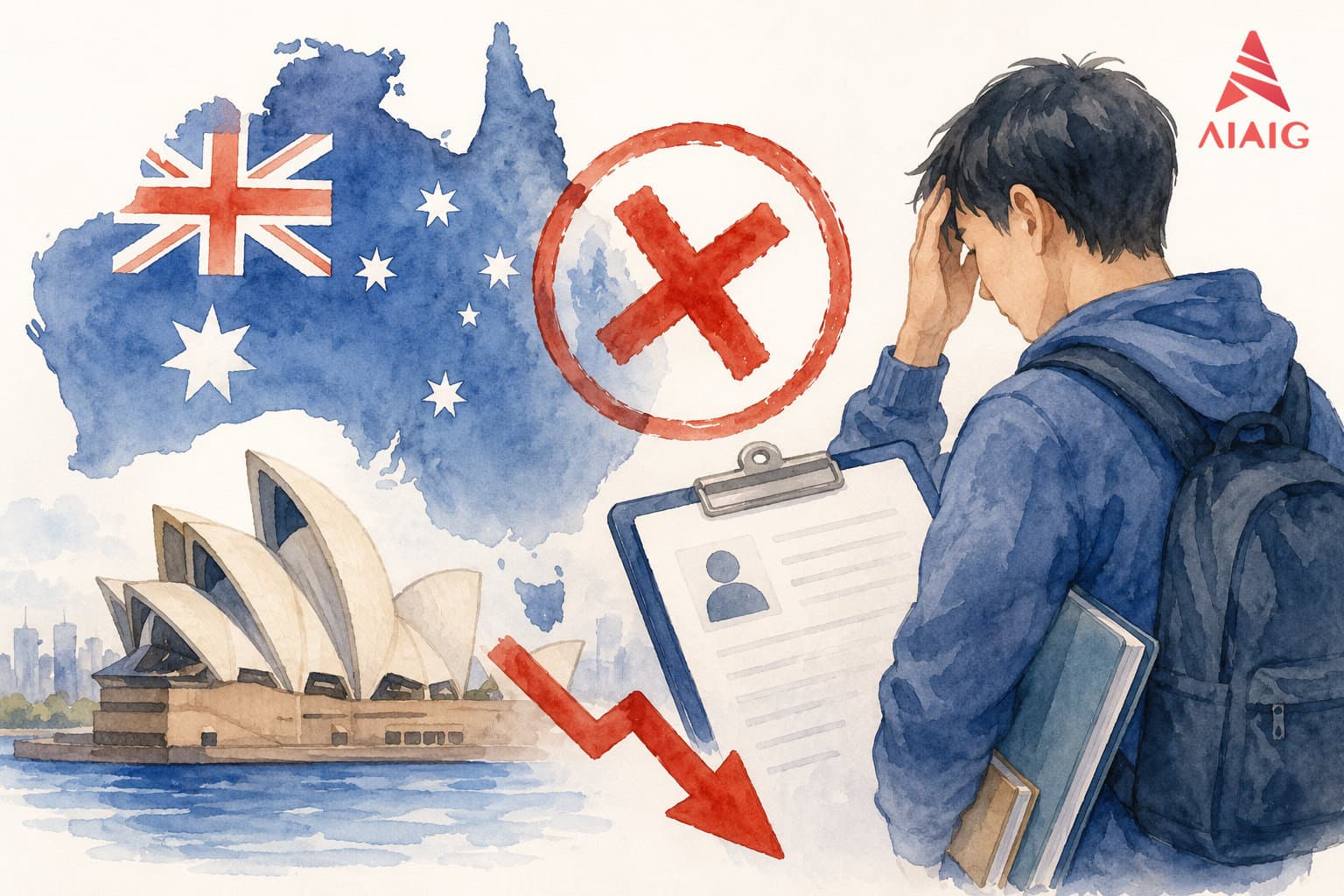 Australia Student Visa Rejection Rate Hits 20-Year High: 32.5% Overall, Chinese Students at 3% but Still Face Tightening — Complete Application Strategy Guide