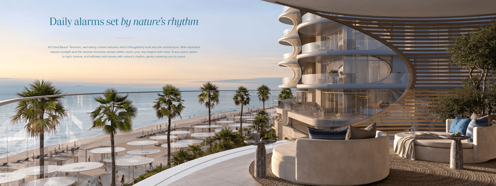 360万迪起!阿布扎比Fahid Beach Terraces,501席海景豪宅限量发售!