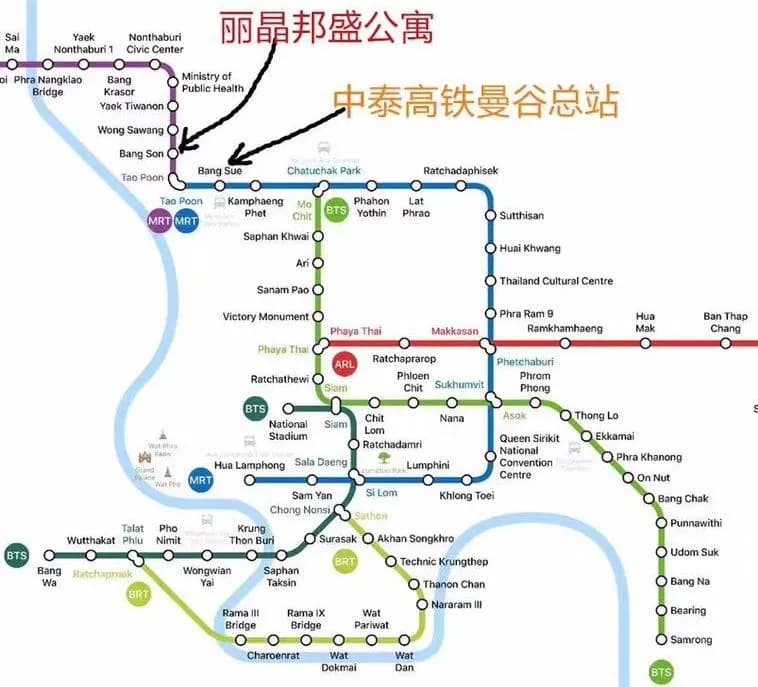 泰国曼谷公寓 Regent Home Bangson 2 21层 1室1厅 28平米