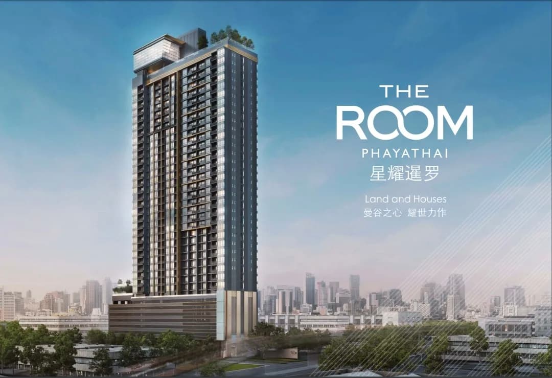 泰国曼谷公寓The Room Phayathai 1室1卫 37.8平方米