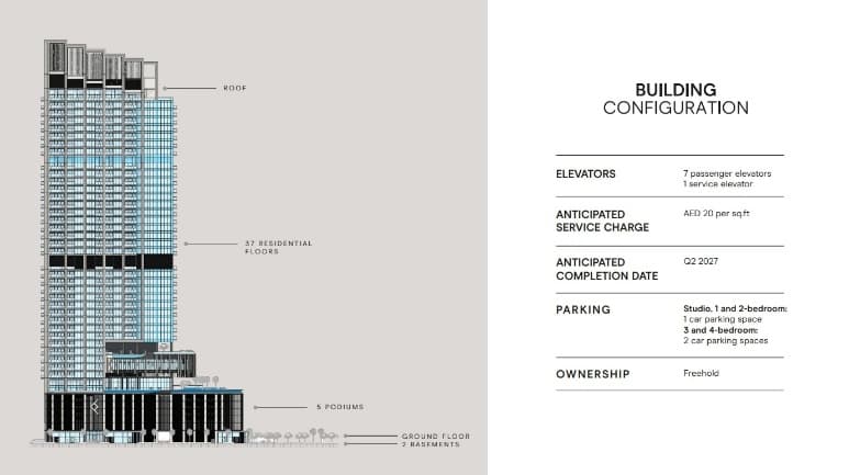 Newly Built One River Point Apartment in Ellington, Dubai, UAE, Conveniently Located by Dubai Canal