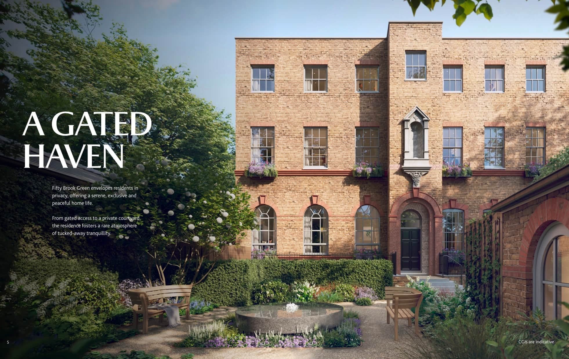 Fifty Brook Green only 32 units‼️ Directly opposite St Paul's Girls' School in West London, a new British low-density residential model