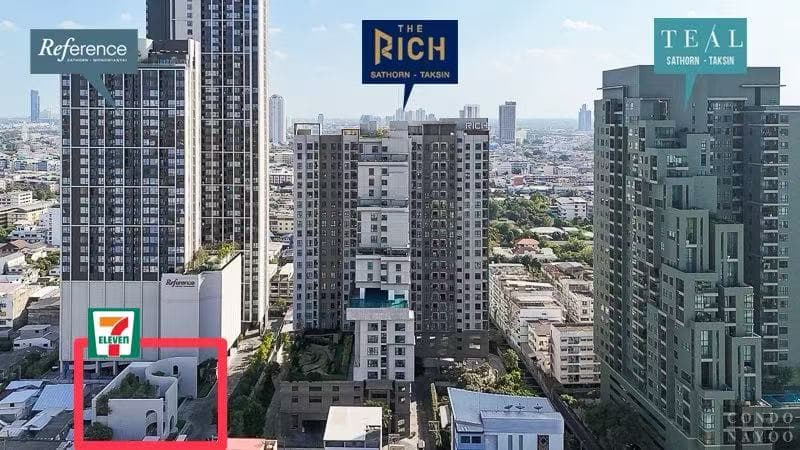 Thailand Bangkok Sathorn Wongwianyai Shop, Near BTS Station Freehold, Direct Purchase for Foreigners