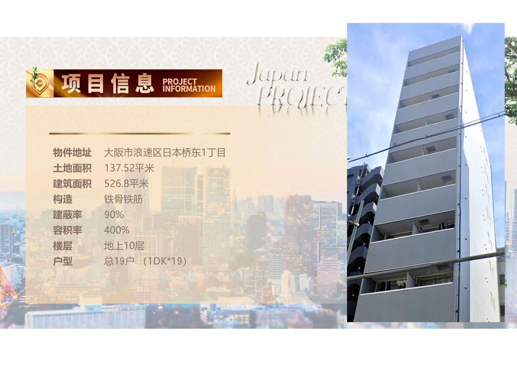 日本大阪黑门3号整栋酒店|酒店|7.5亿日元