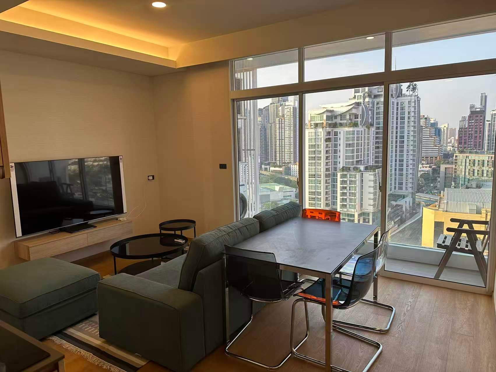泰国曼谷 Siamese Exclusive Sukhumvit 42 两卧公寓出租|近BTS Ekkamai|月租4万泰铢丨TPZC041201