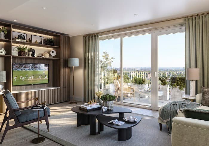 Two-Bedroom Butterfly Layout in Phase 3 of Oval, London | Apartment | £1,057,000 Ready Soon