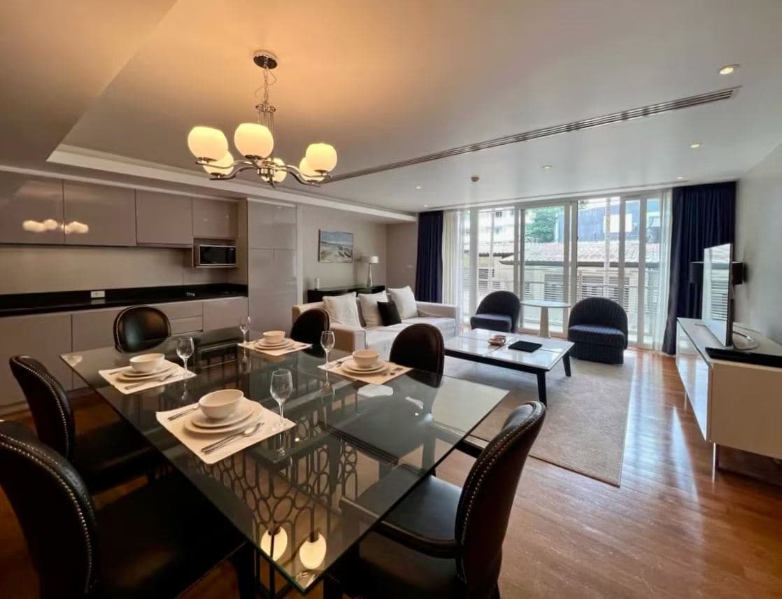 Luxury Apartment in Thong Lo, Bangkok | 3BR 3BA 150 sqm | Monthly Rent ฿120,000