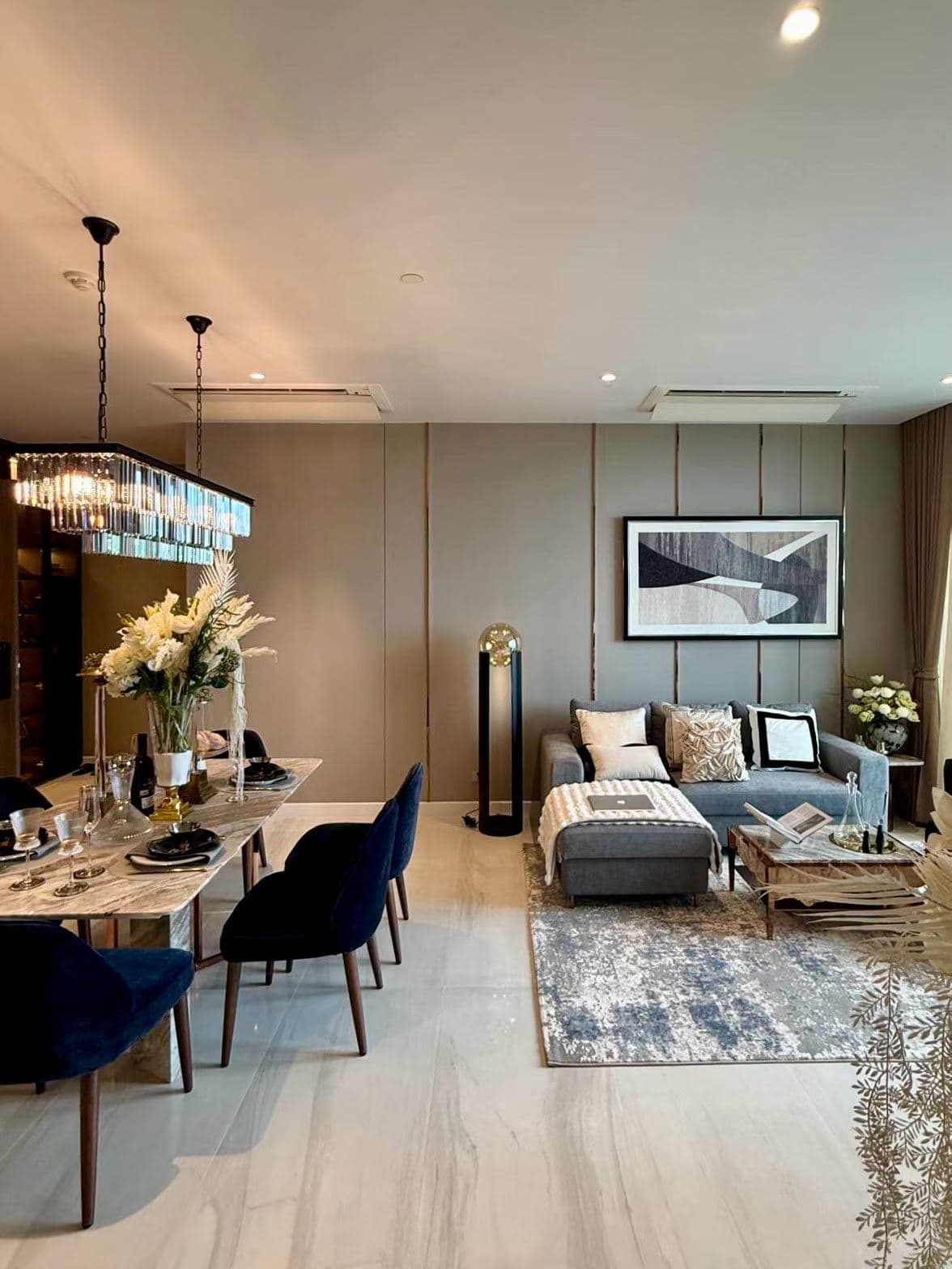 Bangkok Sathorn | New Condo Ready to Move In | 2BR 2BA 91㎡ Near BTS & MRT ¥4.48M
