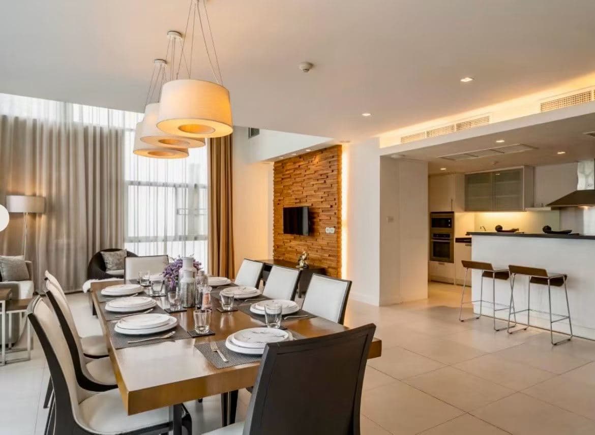 Luxury Duplex Apartment in Thong Lo, Bangkok|3BR 4BA|Monthly Rent ฿125,000