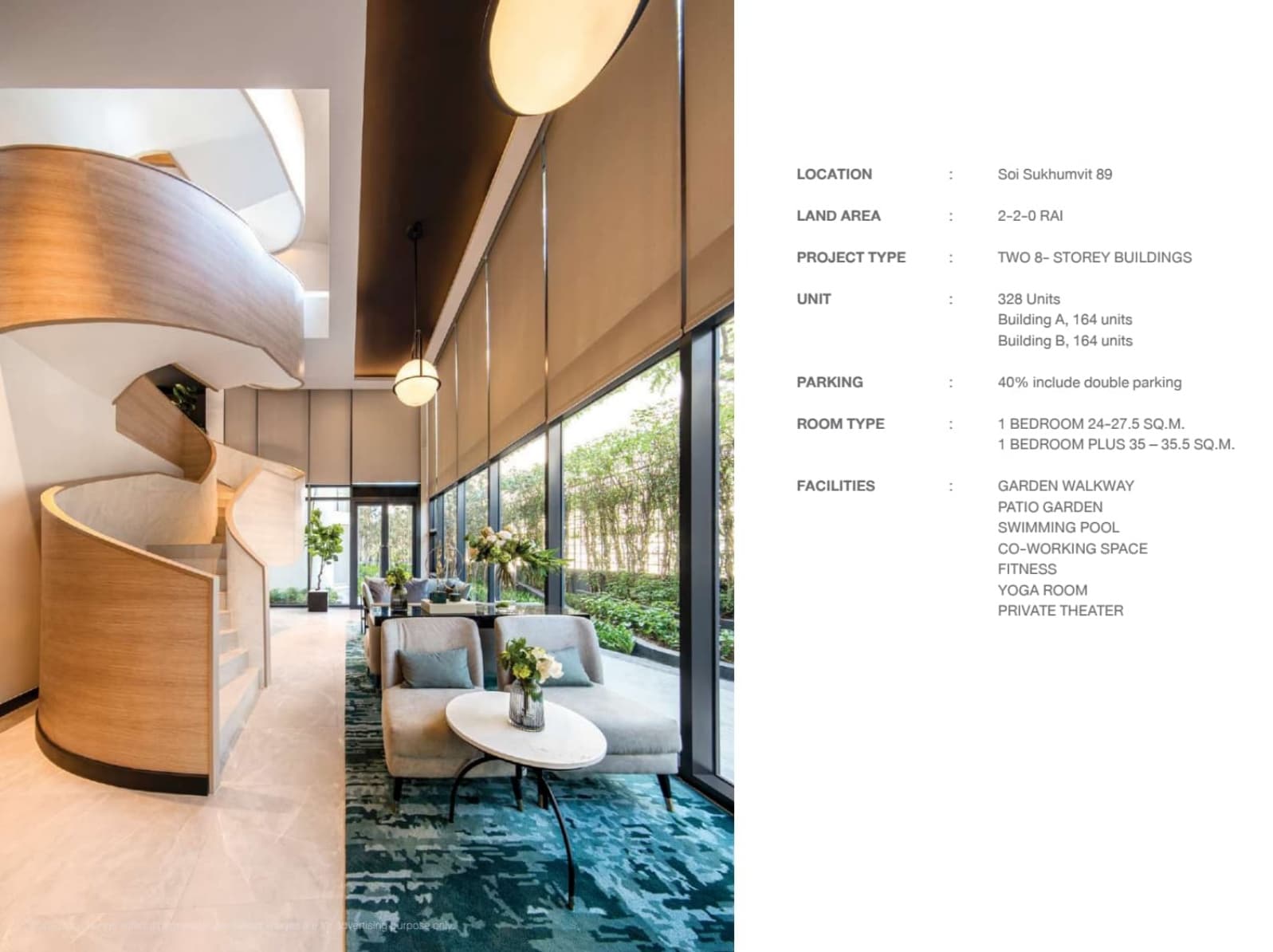 Blue Sukhumvit 89 Condominium, Bangkok, Thailand | Ready-to-move-in 1-2 Bedrooms from 2.79 Million THB | Near BTS On Nut/Bang Chak