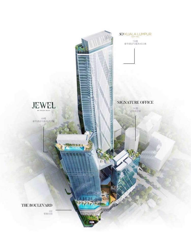 Jewel by Oxley KLCC | The Langham Residences | Quasi-ready next to Petronas Twin Towers, Kuala Lumpur