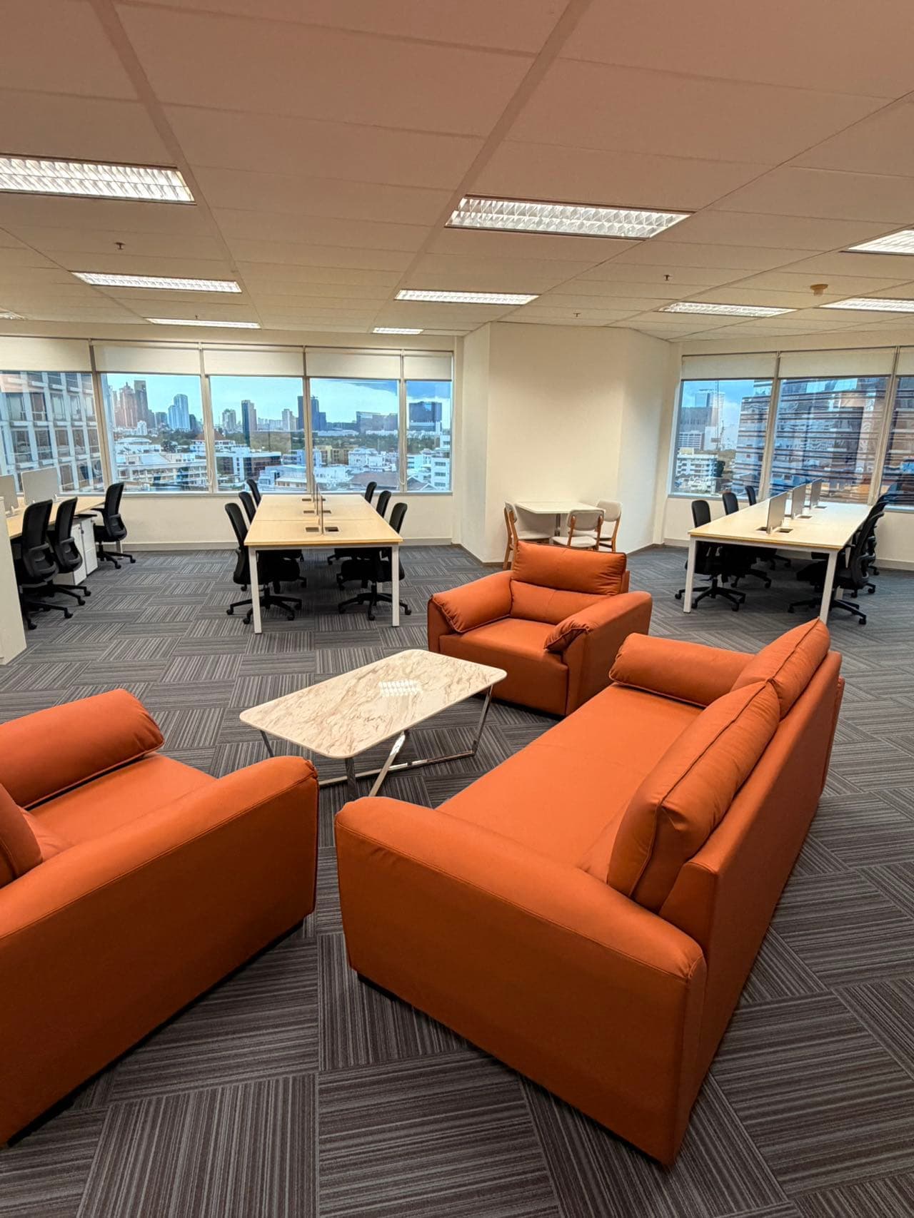 Fully Furnished Office for Rent in CBD, Central Bangkok | Standalone Office Building 128 sq.m. | Monthly Rent 166,400 THB