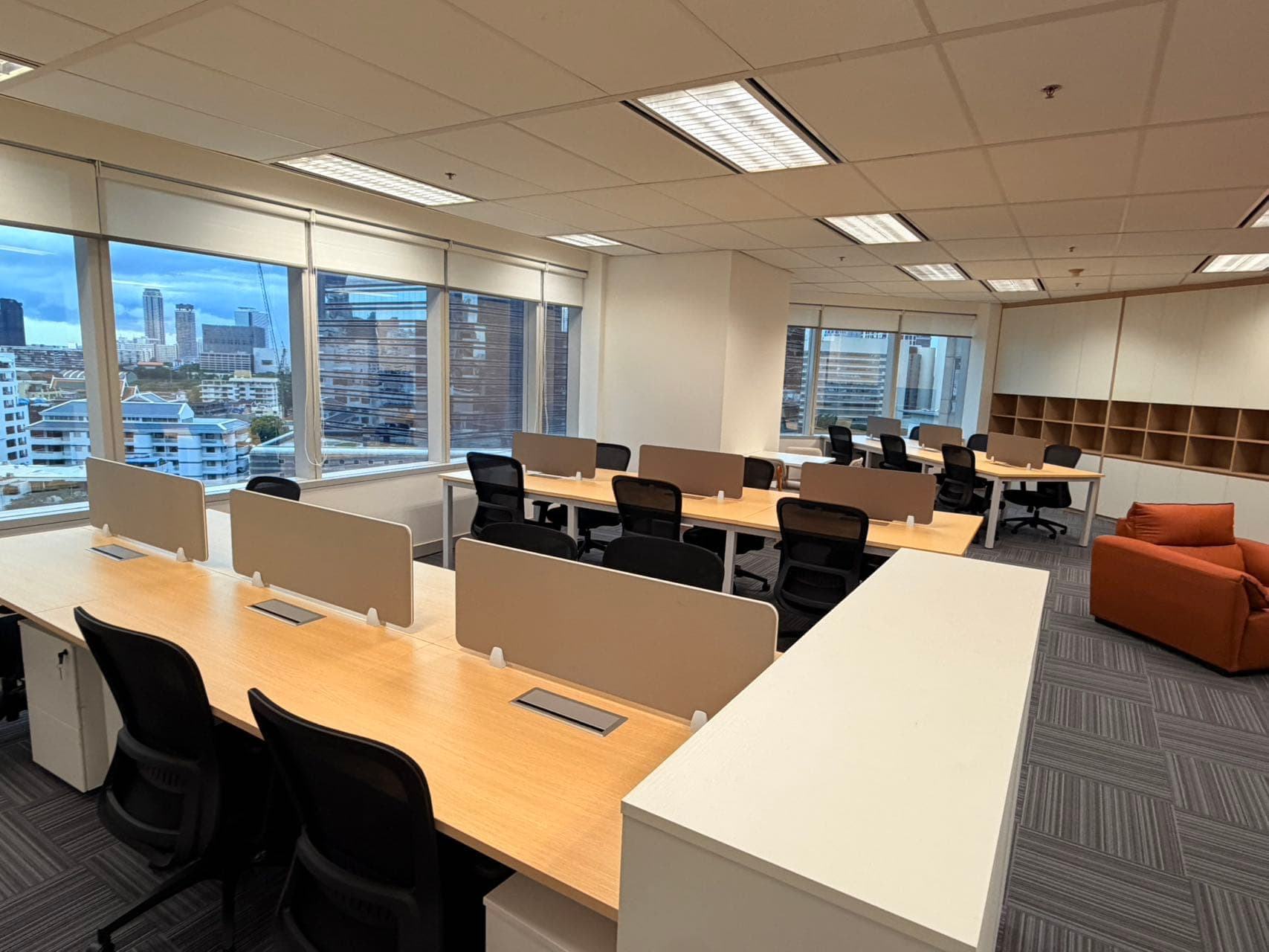 Fully Furnished Office for Rent in CBD, Central Bangkok | Standalone Office Building 128 sq.m. | Monthly Rent 166,400 THB