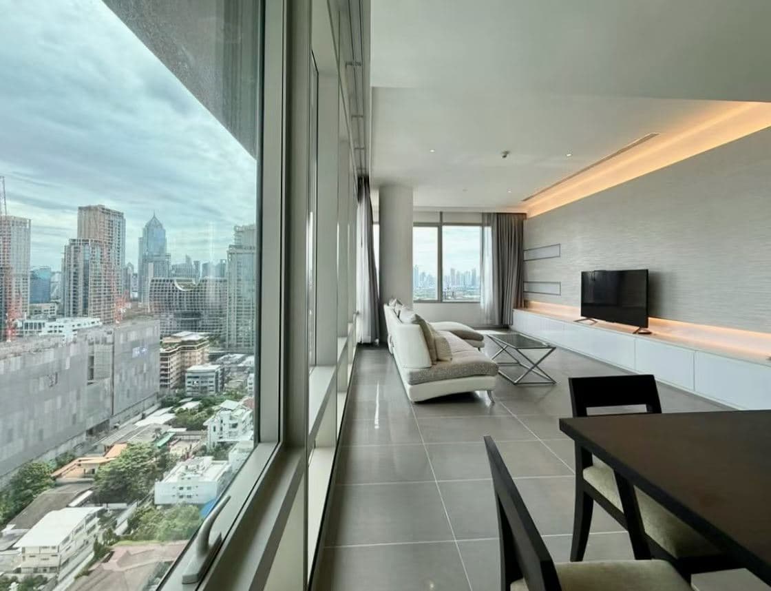 Luxury Condo for Rent near Erawan Shrine, Bangkok, Thailand | 2BR 2BA 107 sqm | Monthly Rent 120,000 THB