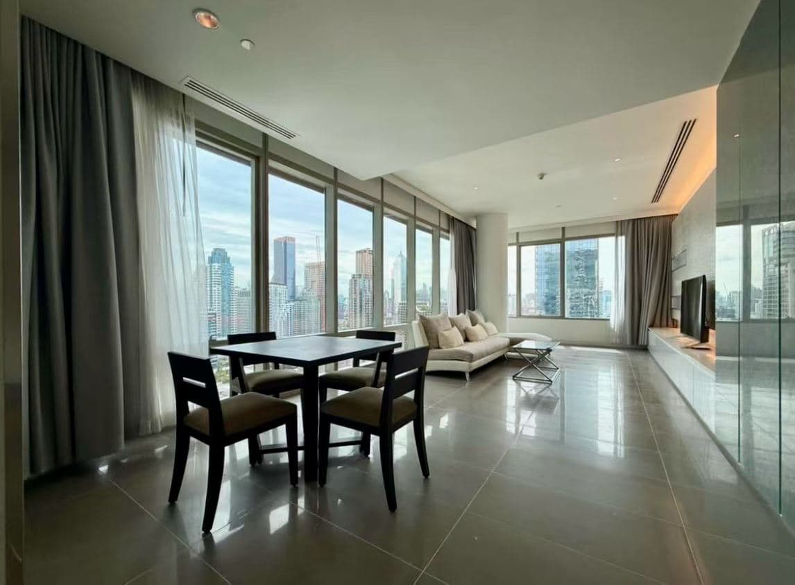 Luxury Condo for Rent near Erawan Shrine, Bangkok, Thailand | 2BR 2BA 107 sqm | Monthly Rent 120,000 THB