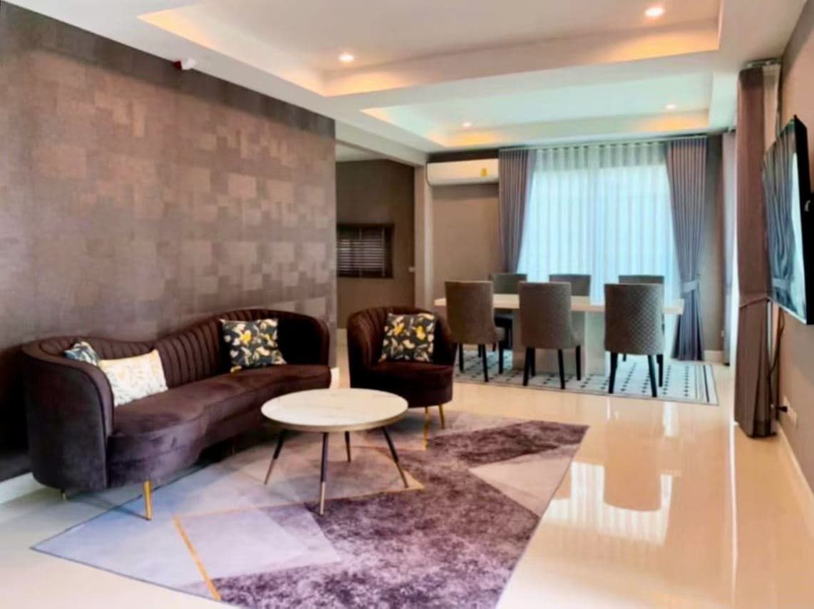Luxury Villa for Rent in Ramintra, Bangkok, Thailand | 4BR 5BA Detached House | 100,000 THB/month