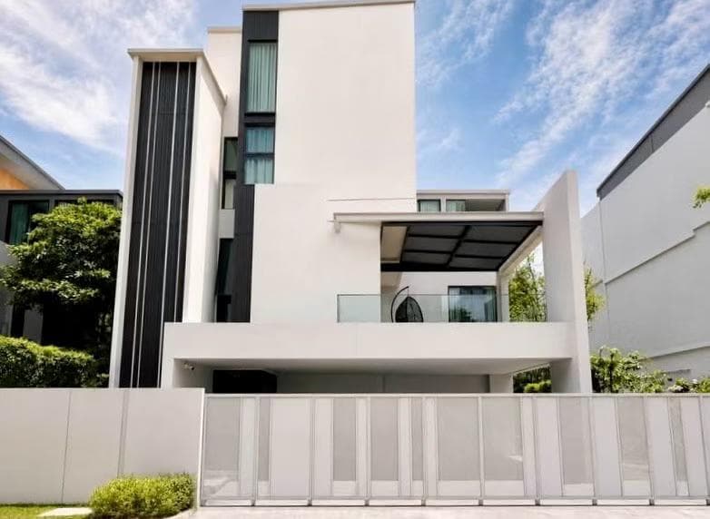 Detached House for Rent Near New Bangkok Airport, Thailand | 4BR 5BA with Elevator and Garden | Monthly Rent 280,000 THB