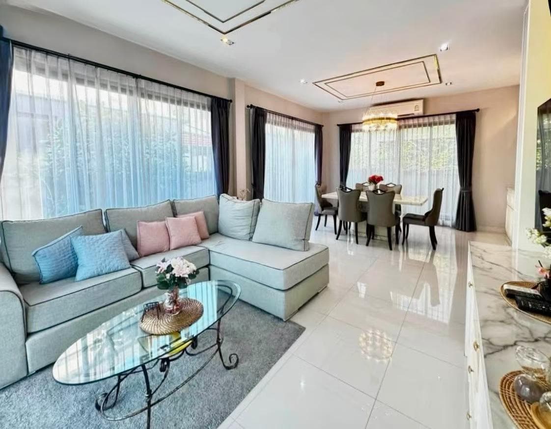 Detached House for Rent Near Bangkok's New Airport | 4BR 4BA 247 sqm | Monthly Rent 120,000 THB