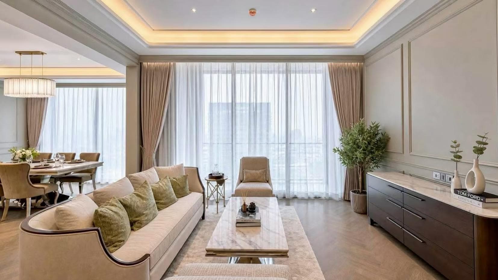 Luxury Condo near Lumpini Park, Bangkok, Thailand | 2BR 2BA 151 sqm | Monthly Rent 300,000 THB