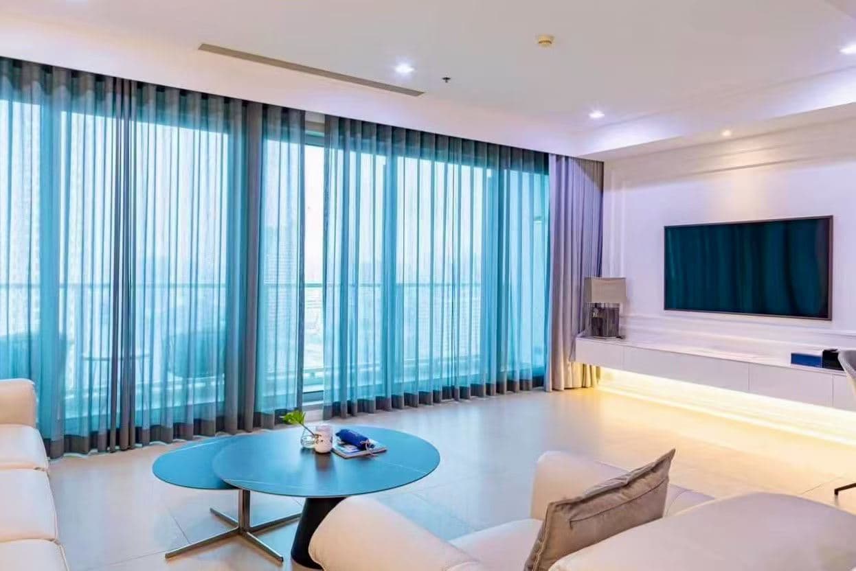 The River Bangkok, Thailand | 2-Bedroom 3-Bathroom Condo for Rent | Chao Phraya River View, 85,000 THB/Month