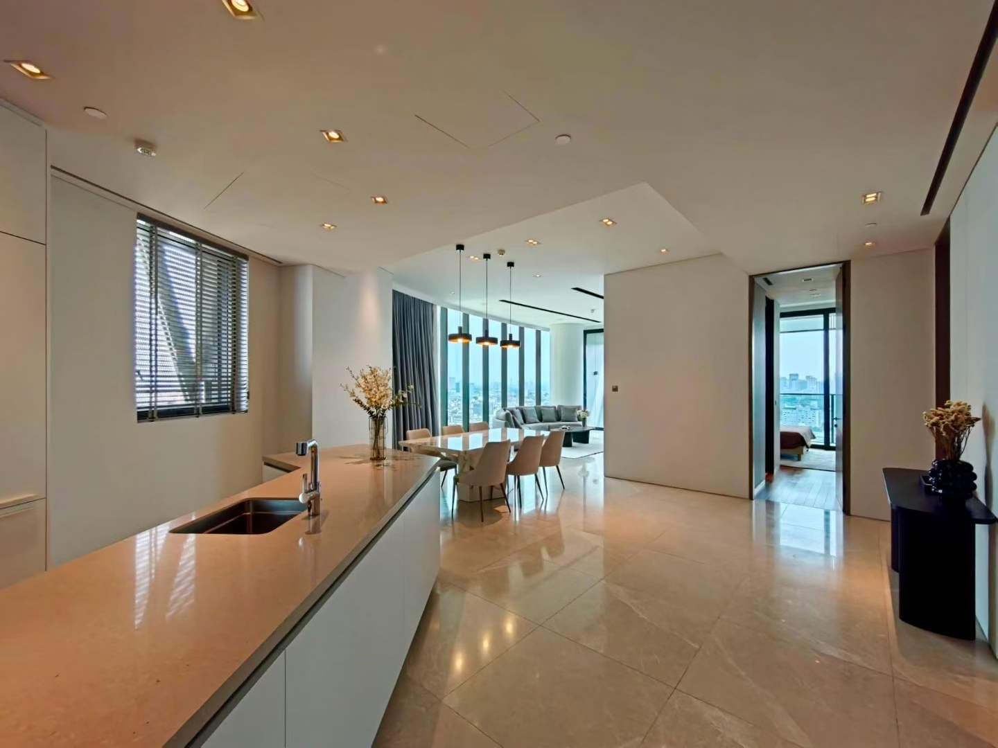 Bangkok Riverside Condo in Thailand | 2 Bedrooms 2 Bathrooms | Monthly Rent 120,000 THB Near BTS