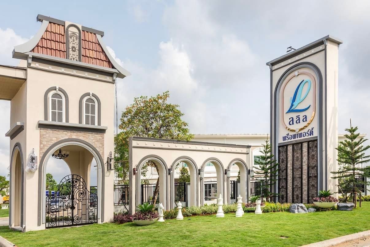 French Townhouse in Lalin Town Pattaya, Thailand - Double-Storey Design, New Project