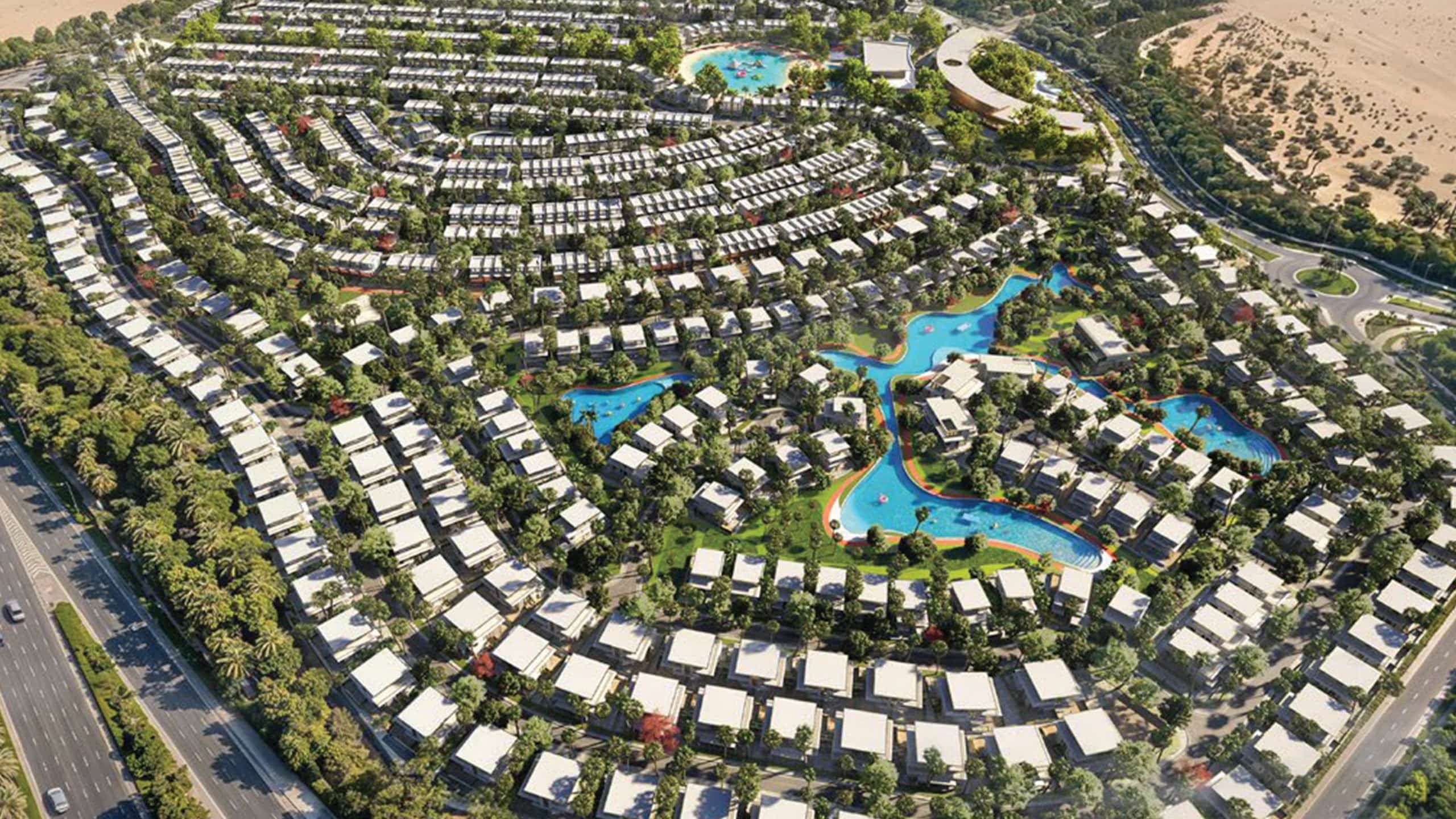 Tilal Binghatti, Dubai, UAE | Villa | Starting from AED 4.2M · Crystal Lagoon Community