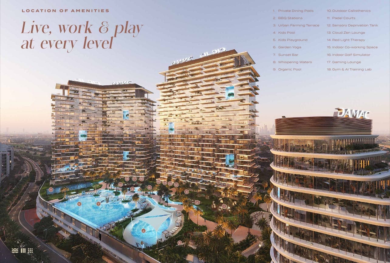 阿联酋迪拜DAMAC District|公寓|110万迪拉姆起,稀缺办公资源
