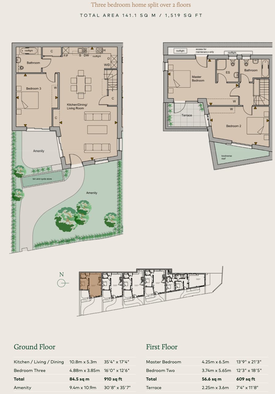 Ravensbourne Park Terrace, London, UK | Newly Built Townhouse | Freehold, 5-minute Walk to Train Station